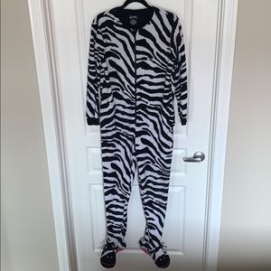 Nick & Nora Zebra Onesie PJs